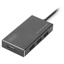 USB-Хаб Digitus USB-A 4хUSB-А, активний (DA-70240-1)