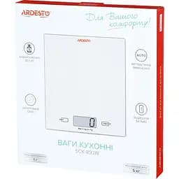 Ваги кухонні Ardesto SCK-893W - мініатюра 5