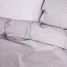 Підковдра MirSon Ranforce Elite 17-4831 Eugene 220х240 см Сіра з білим (2200009391767)