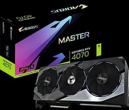 Відеокарта GeForce RTX 4070 12GB Gigabyte AORUS Master (GV-N4070AORUS M-12GD) Б/В - мініатюра 4