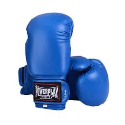 Рукавиці боксерські Power Play PP 3004, Blue - 10 унцій - мініатюра 2