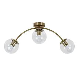 Люстра стельова Levistella 7529907-3 BRZ+CL