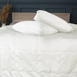 Літній постільний комплект MirSon Line Satin Premium Moko White Бавовна Односпальний (2200010978285) - мініатюра 5