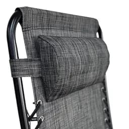Розкладне крісло шезлонг Leobro Zero Gravity Dark Grey (LB-ZGC-A1-DGR) - мініатюра 3