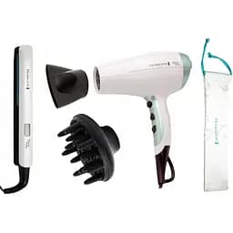 Набір для укладання волосся Remington Shine Therapy S8500GP біло-блакитний - мініатюра 2
