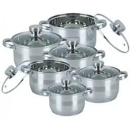 Набір каструль з кришками Bohmann BH 1275 N, 12 предметів