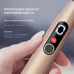 Електрична зубна щітка Oclean X Pro Digital Electric Toothbrush Champagne Gold - мініатюра 5
