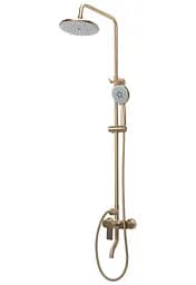 Душова система Rea Verso Brushed Gold з виливом REA-P9146, Золотий - мініатюра 8