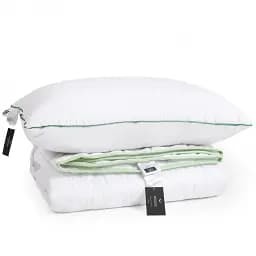 Набор MirSon антиаллергенный №9606 Eco Line Eco-Soft лето одеяло 140х205 см + подушка белый (2200010807448)