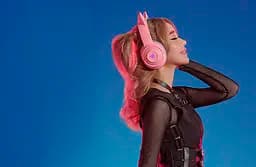 Гарнітура Razer Kraken Kitty Edition Quartz BT RGB Pink (RZ04-03520100-R3M1) - мініатюра 5