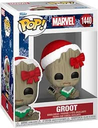 Колекційна  фігурка   Funko Pop Марвел Грут Marvel: Holiday Groot 10 см FP MH G 1440 - мініатюра 3