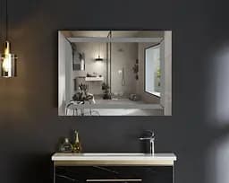 Дзеркало Mixxus Light MR01-70x50 (годинник, LED-підсвічування, антизапотівання) (MI6000) - мініатюра 4