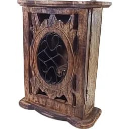 Ключниця різьблена мангове дерево 25х21х8.5 см