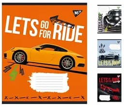 Тетради ученические 60 листов клетка Yes Lets go for ride, 10 шт. в упаковке