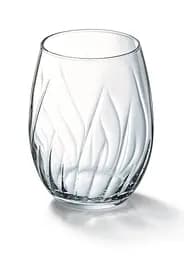 Набір склянок високих для соку та води кришталеве скло CD'A Swirly 4х360 мл (V2831)