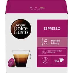 Набір кави в капсулах Nescafe Dolce Gusto Espresso 48 шт. 264 г (3 пак. x 16 шт. 88 г)