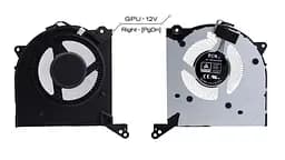 Вентилятор Lenovo кулер (GPU Fan 12V) для моделей ноутбука Legion 16IAX7 (82TD) (DFSCL12E16486J)