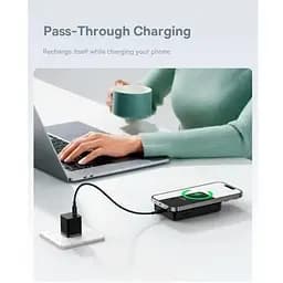 Магнітний бездротовий акумулятор Baseus Magnetic Mini wireless Fast Charging 10000 mAh PPCX110201 - мініатюра 4