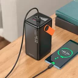 Зовнішній акумулятор Borofone Magnifico BJ66B 60000mAh 22.5W Black [130218] - мініатюра 8