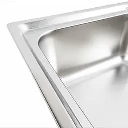 Кухонна мийка з нержавіючої сталі Platinum декор 5845 (0,8/180 мм), Decor - мініатюра 2