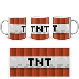 Кухоль GeekLand Minecraft Майнкрафт Динаміт Tnt MС.02.371 330 мл білий - мініатюра 3