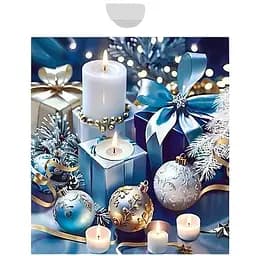 Пакет новорічний Комсерв Блакитний подарунок 40х42 см 25 шт.