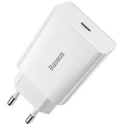 Зарядний пристрій Baseus Speed ​​Mini Quick Charger USB-C 20W EU White - мініатюра 3