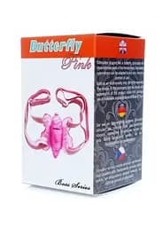 Вібратор B - Series EasyLove Stymulator Butterfly, рожевий Boss Series 67-00055 103484