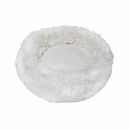 Лежак плюшевий для собак Milord PONCHIK L 80 см (біла)