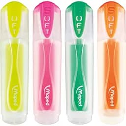 Текстовый маркер Maped Fluo Peps Ultra Soft Transparent 4 шт. (MP.745947)