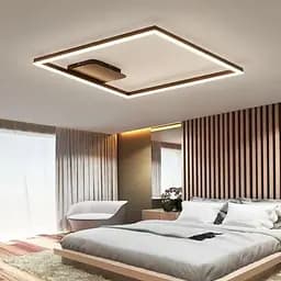 Светодиодная люстра Лотус PJ871 (50х50см) Коричневая