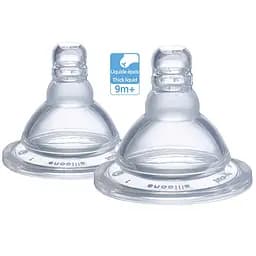 Соска Mii Жирафа Софі, потік струменем, 9-12 міс 2 шт. (450570)