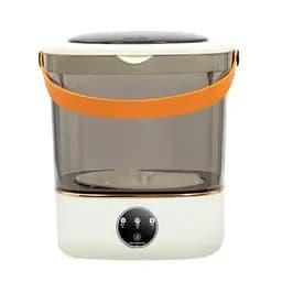 Портативна пральна машина з віджимом 36 Вт 850 об./хв з баком на 12 літрів міні пральна машинка Білий ZhiyuClean HP-35015-61W