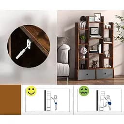 Стелаж Costway Drawer в стилі Loft - мініатюра 8
