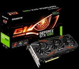 Відеокарта GeForce GTX 1080 8GB Gigabyte G1 Gaming (GV-N1080G1 GAMING-8GD) Б/В