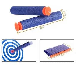 Патрони м’які, 10 шт., 14x2x7 см