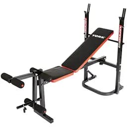 Лавка тренувальна York Fitness ASPIRE 120 складана зі стійкою під штангу - мініатюра 2
