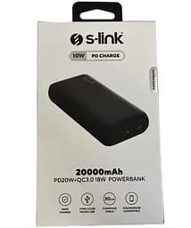 Повербанк S-link PD20W+QC 3.0 Black - мініатюра 4