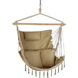 Бразильське крісло - гамак Outtec Boho Sois XXL бежеве