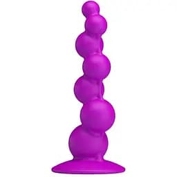 Анальный стимулятор Pretty Love на присоске BI-014158, Фиолетовый