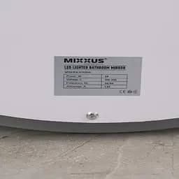 Дзеркало Mixxus PLAIN MC03-60 з LED Touch, Anti-fog, димером, регулюванням яскравості (MI6662) - мініатюра 4