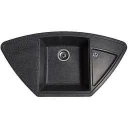 Гранітна кухонна мийка Romzha Jorum 98B Grafit (201) кутова