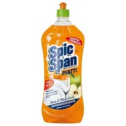 Засіб для миття посуду Spic & Span Supersgrassante з яблучним оцтом 1 л