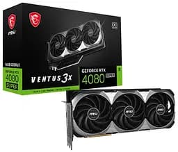 Видеокарта MSI RTX 4080 SUPER 16G VENTUS 3X OC (RTX 4080 SUPER 16G VENTUS 3X OC) (GDDR6X, 256 bit, PCI-E v4.0) Б/у