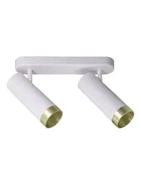 Світильник поворотний, спот Goldlux 325914 Fado GU10 2x10W IP20 Білий