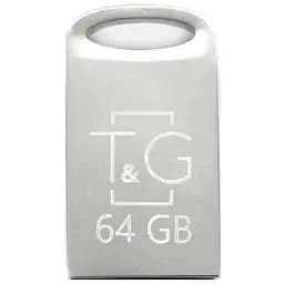 Флеш-накопичувач USB 64GB T&G 105 Metal Series Silver (TG105-64G) - мініатюра 2