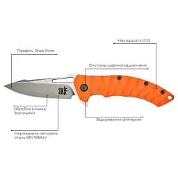 Ніж Skif Shark II SW Orange - мініатюра 7