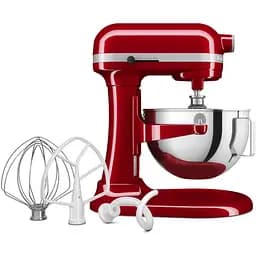 Кухонная машина KitchenAid Heavy Duty 5KSM55SXXEER с подъемной чашей 5.2 л красная (5KSM55SXXEER)