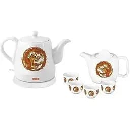 Чайник керамика Mystery керам.+чайный набор MEK-1624