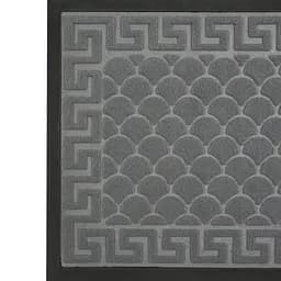 Килимок придверний Eco Fabric Луска з кромкою сірий 40 х 60 см (4060-102) - мініатюра 5